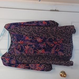 GW - CHAPS - SHEER BOHO TOP - 1X